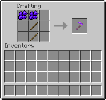 Crafting an enchanted fish scale hoe